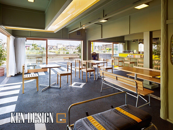 Thiết kế quán cafe phong cách ​đương đại